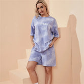 2Piece Suit Women T-Shirt Shorts Set