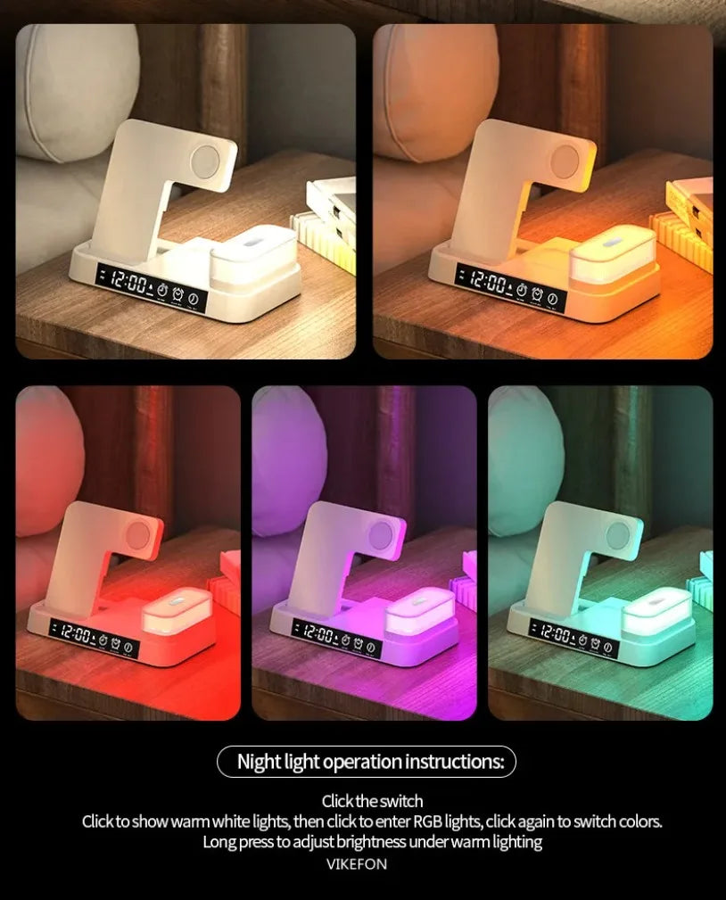 30W 3 In 1 Wireless Charger Stand