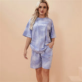 2Piece Suit Women T-Shirt Shorts Set