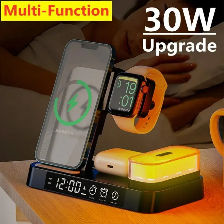 30W 3 In 1 Wireless Charger Stand