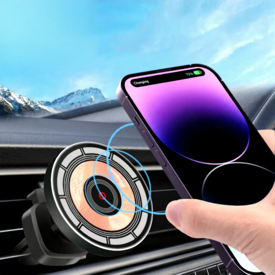 30W Magnetic Car Wireless Charger